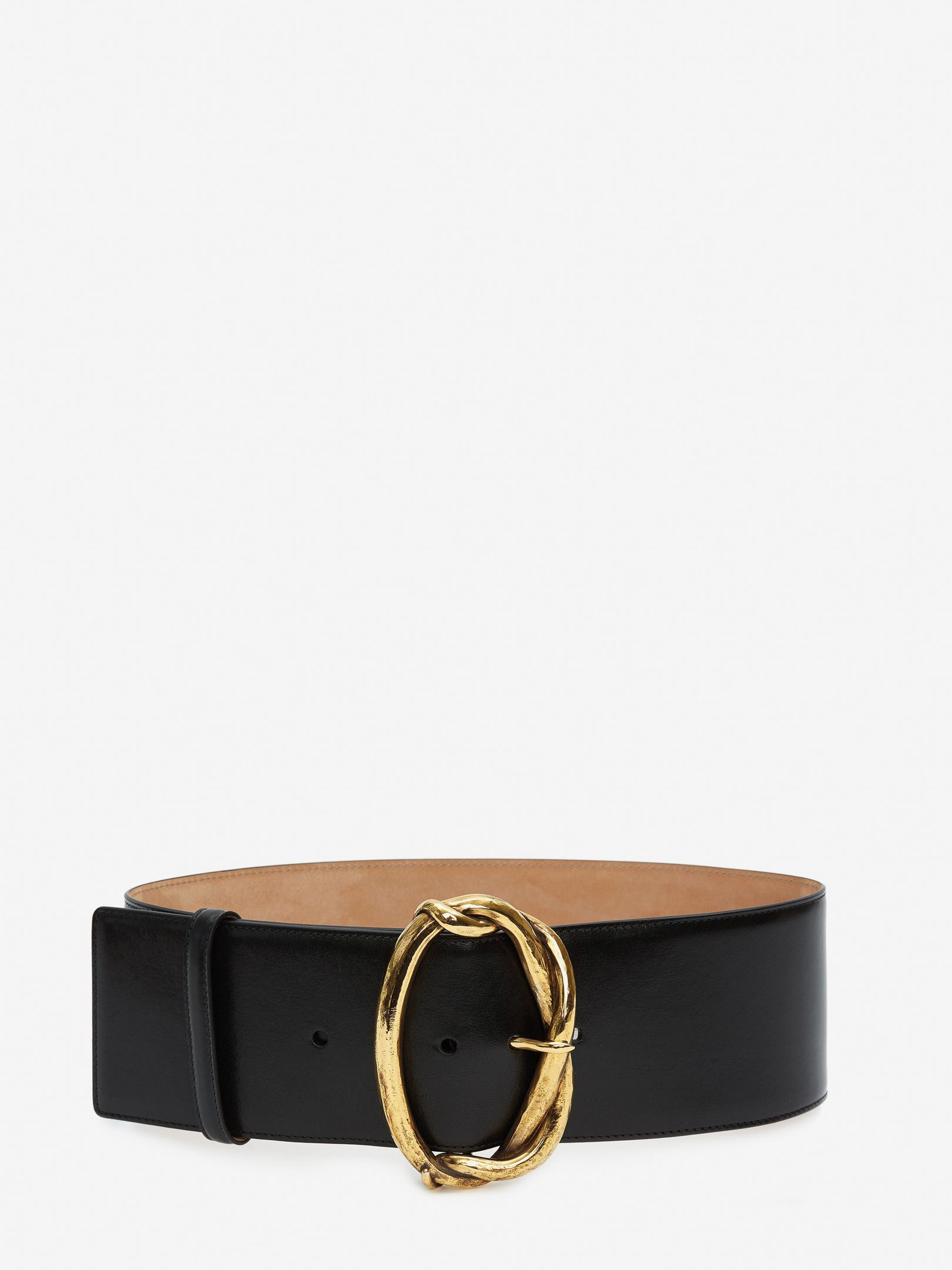 Ikat pinggang bahan kulit lembu - Alexander McQueen